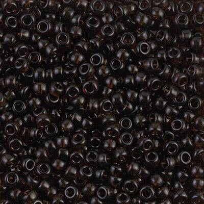 Miyuki 8 Round Seed Bead, 8-135, Transparent Root Beer, 10 grams