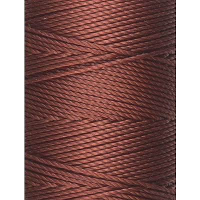 C-LON Bead Cord, Mahogany - 0.5mm, 92 Yard Spool