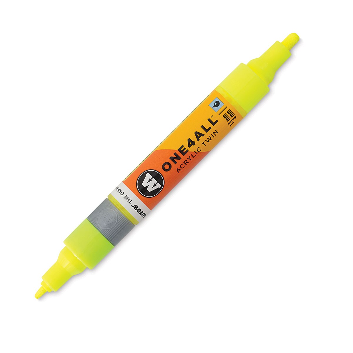 Molotow One4All Acrylic Twin Marker - Neon Yellow Fluorescent