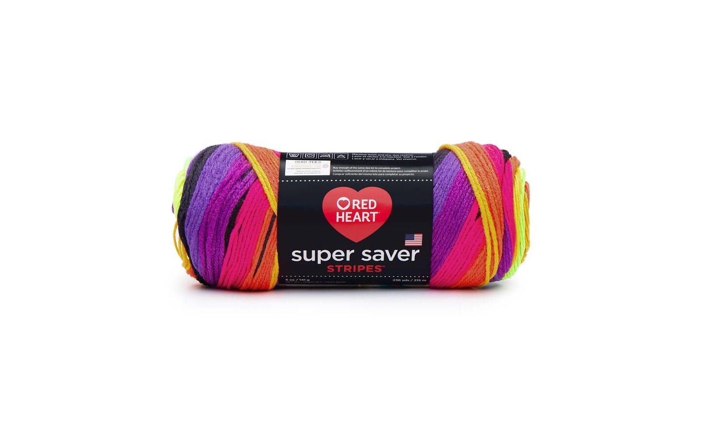 C&C Red Heart Super Saver Yarn 5oz Stripe Favorite