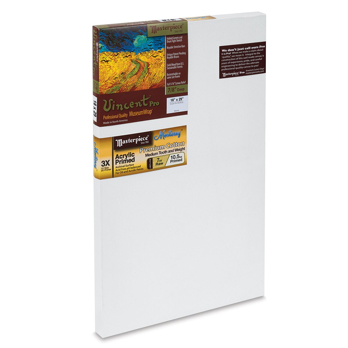 Masterpiece Fibonacci Golden Rectangle Canvas  - 18&#x22; x 29&#x22;, 7/8&#x22; profile