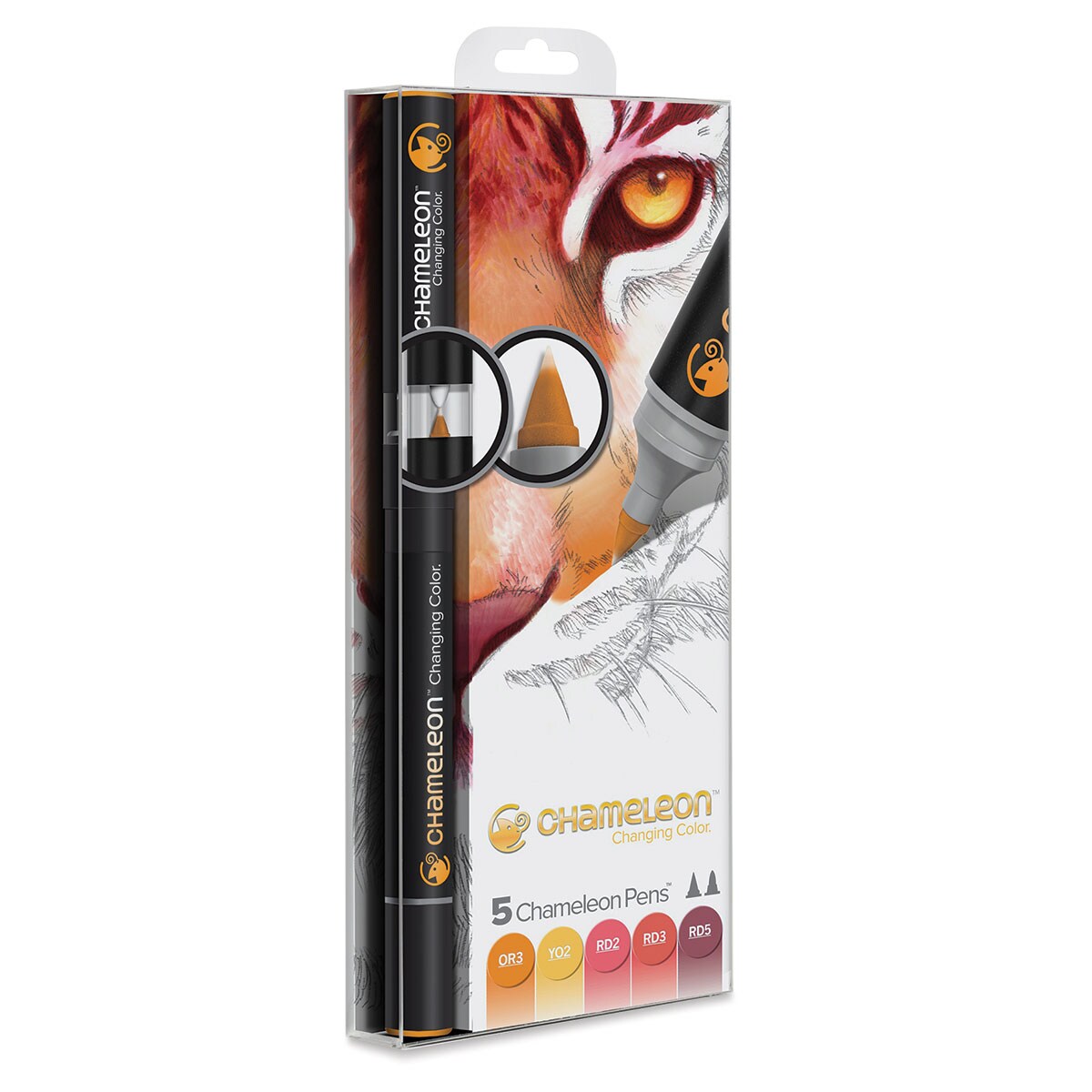 Chameleon Color Tones Marker Set - Warm Tones, Set of 5