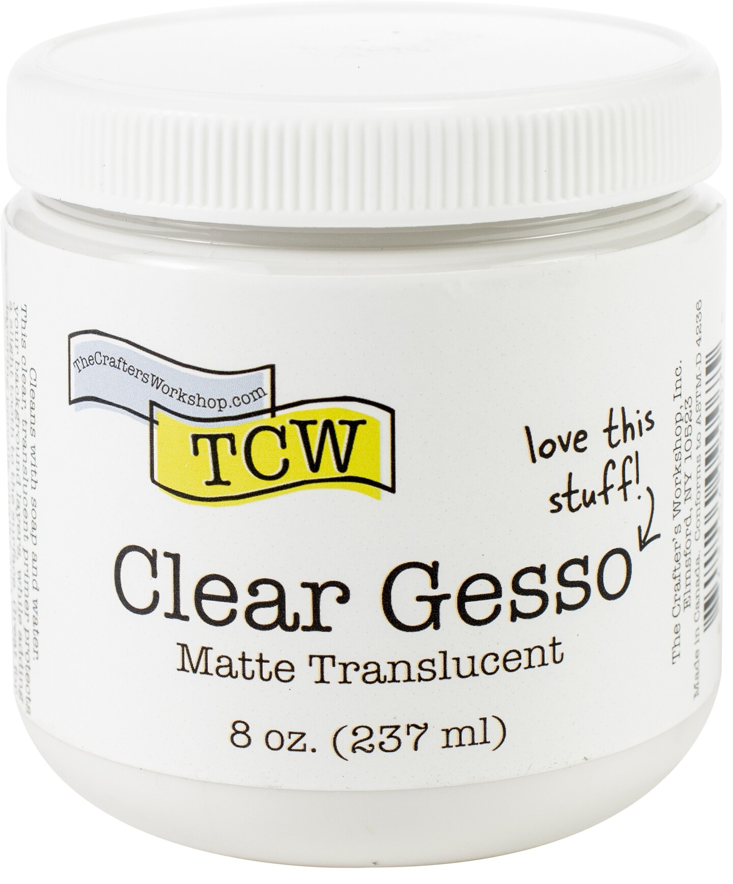 Crafter&#x27;s Workshop Gesso 8oz-Clear
