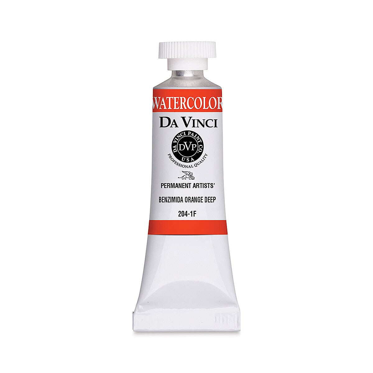 Da Vinci Artists&#x27; Permanent Watercolor - Benzimida Orange Deep, 15 ml tube