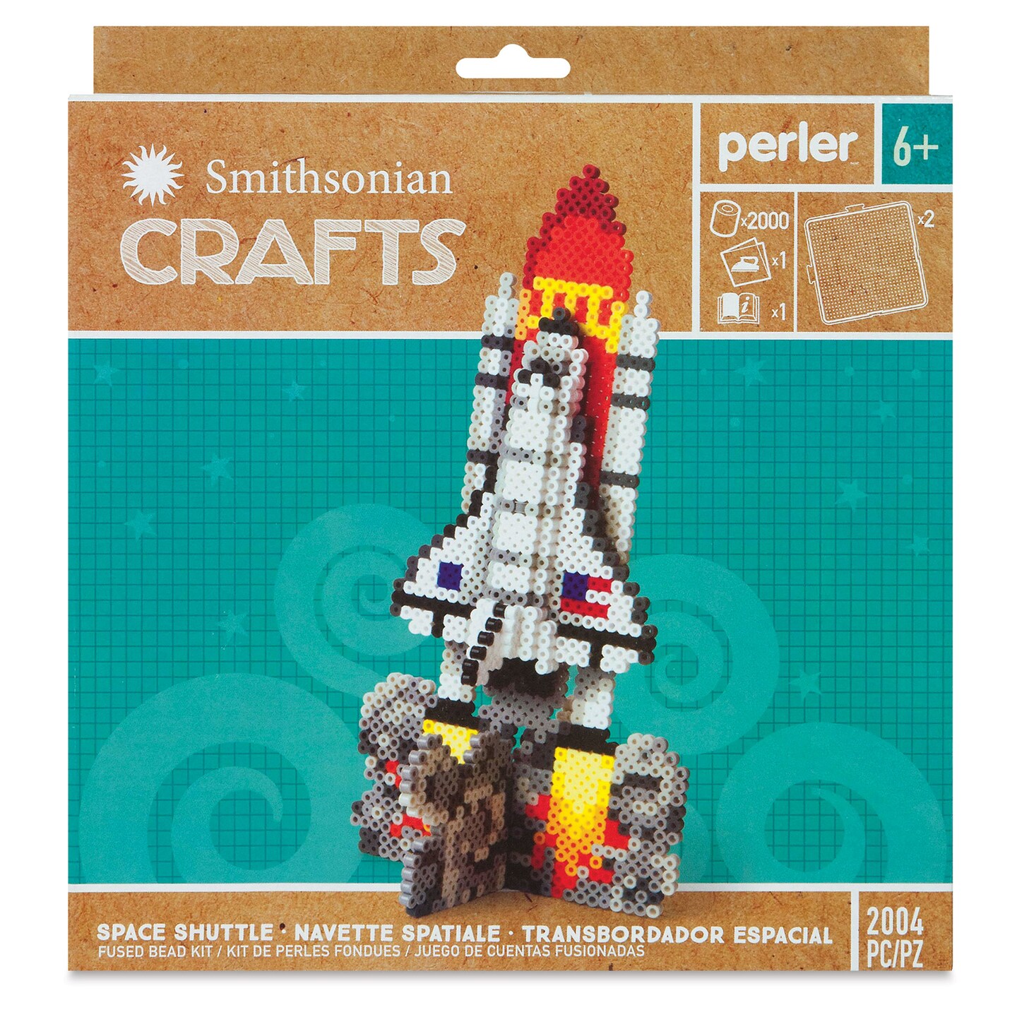 Perler Smithsonian Crafts Fused Bead Kit - Space Shuttle