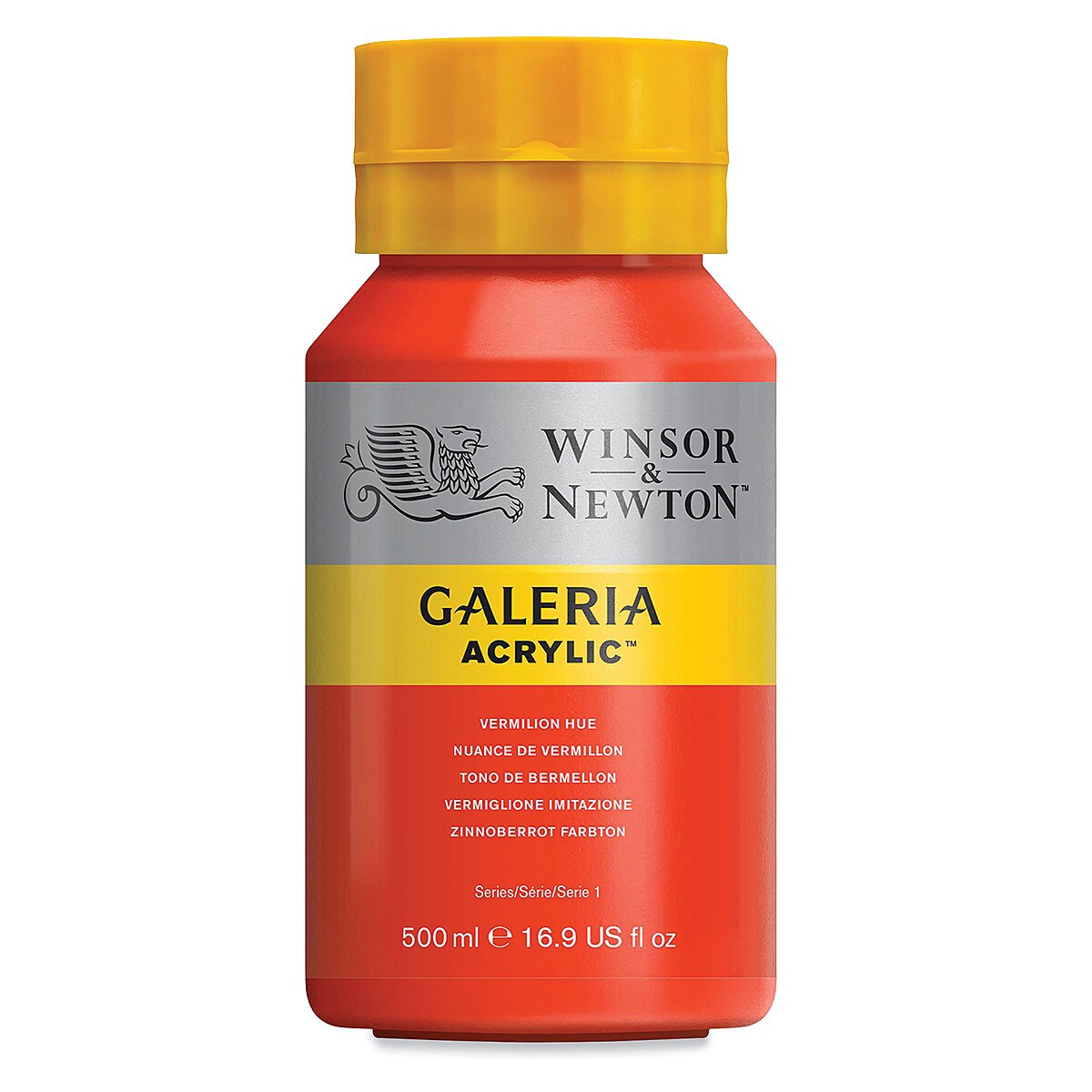 Winsor Newton Galeria Flow Acrylics Vermilion Hue 500 Ml Tube winsor-newton-galeria-flow-acrylics-vermilion-hue-500-ml-tube
