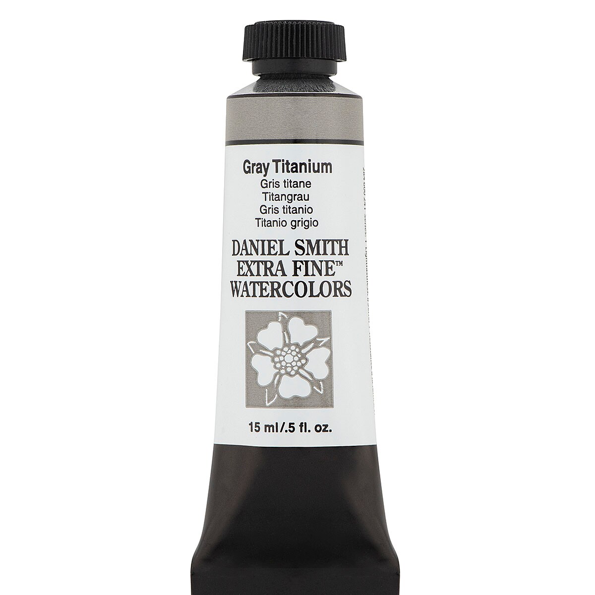 Daniel Smith Extra Fine Watercolor &#x2013; Gray Titanium, 15 ml tube