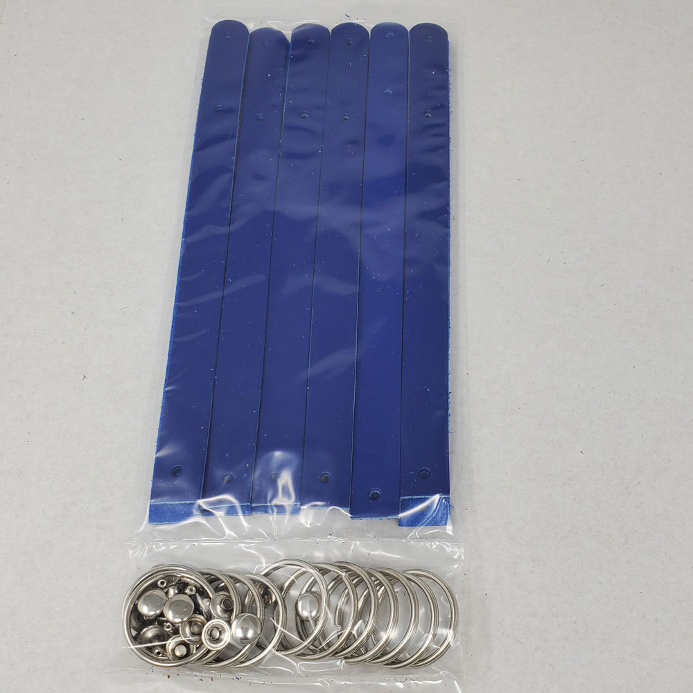 Blank Leather Keyrings 12 Pack – Pre-Cut Blanks with Hardware for Hot, Foil Stamping & Engraving