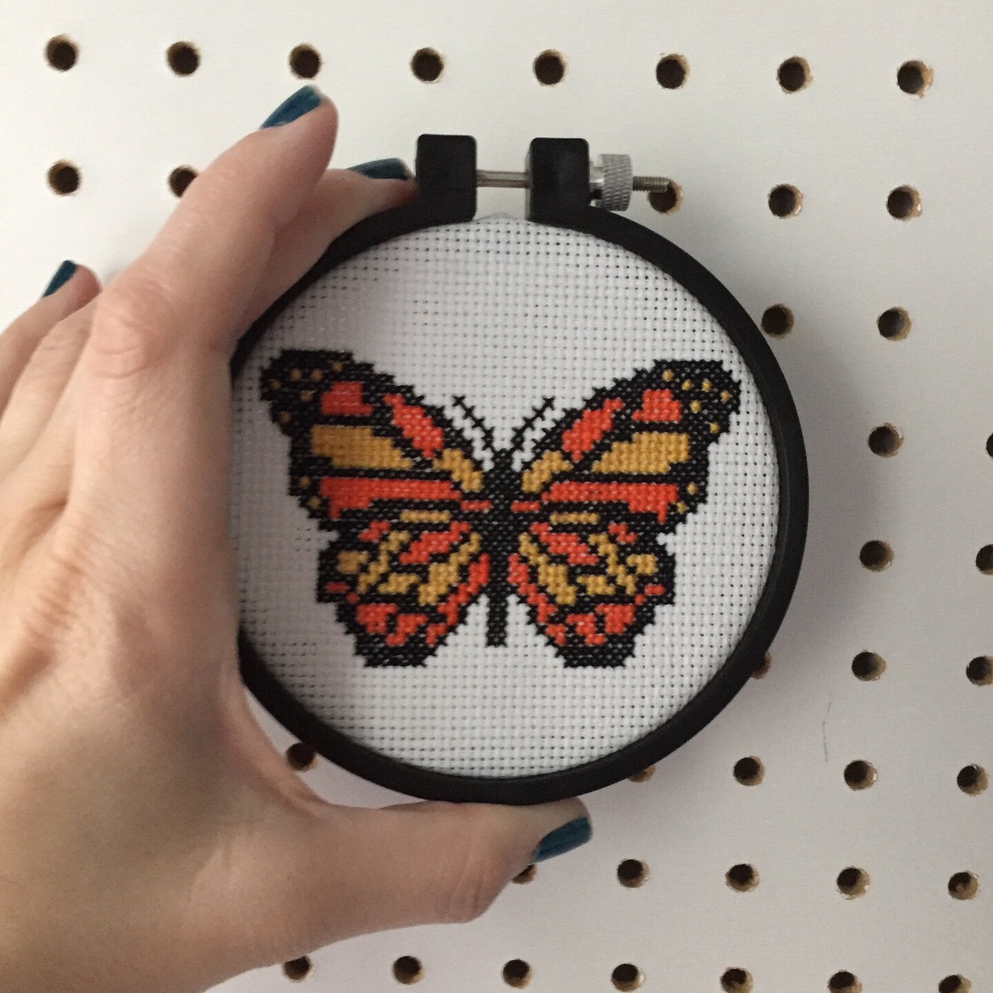 Butterfly Bug Counted Cross Stitch DIY KIT Beginner