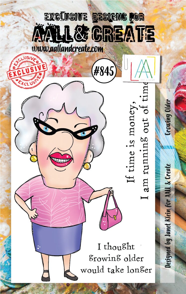 AALL and Create  Stamp Set - 845 - Growing Older