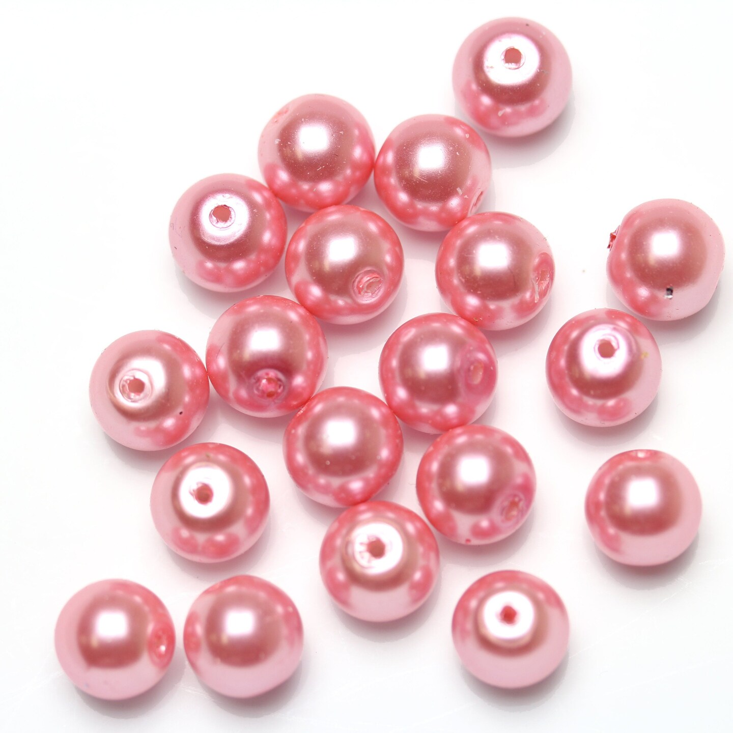 Glass Pearl 10mm Round Dark Pink Beads Michaels