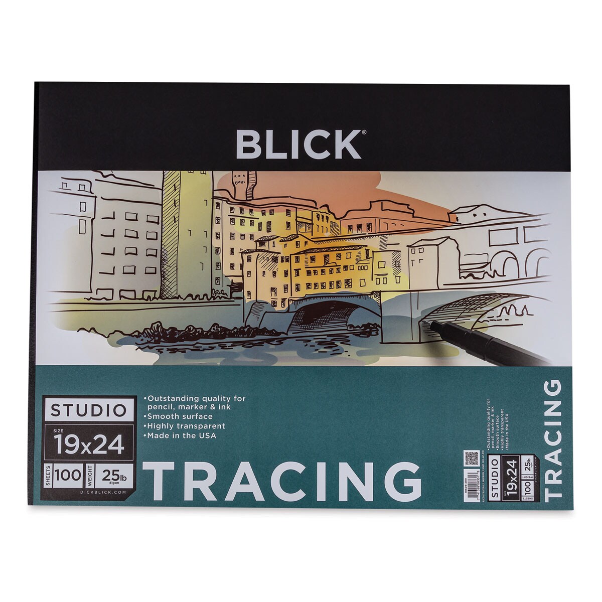 Blick Studio Tracing Paper Pad - 19&#x22; x 24&#x22;, 100 Sheets