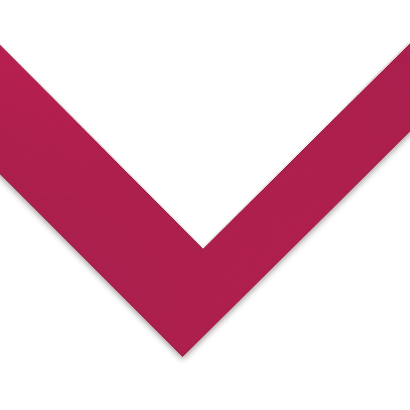 Blick Pre-Cut Mat - Deep Red, 18&#x22; x 24&#x22; (13-1/2&#x22; x 17-1/2&#x22; Opening)