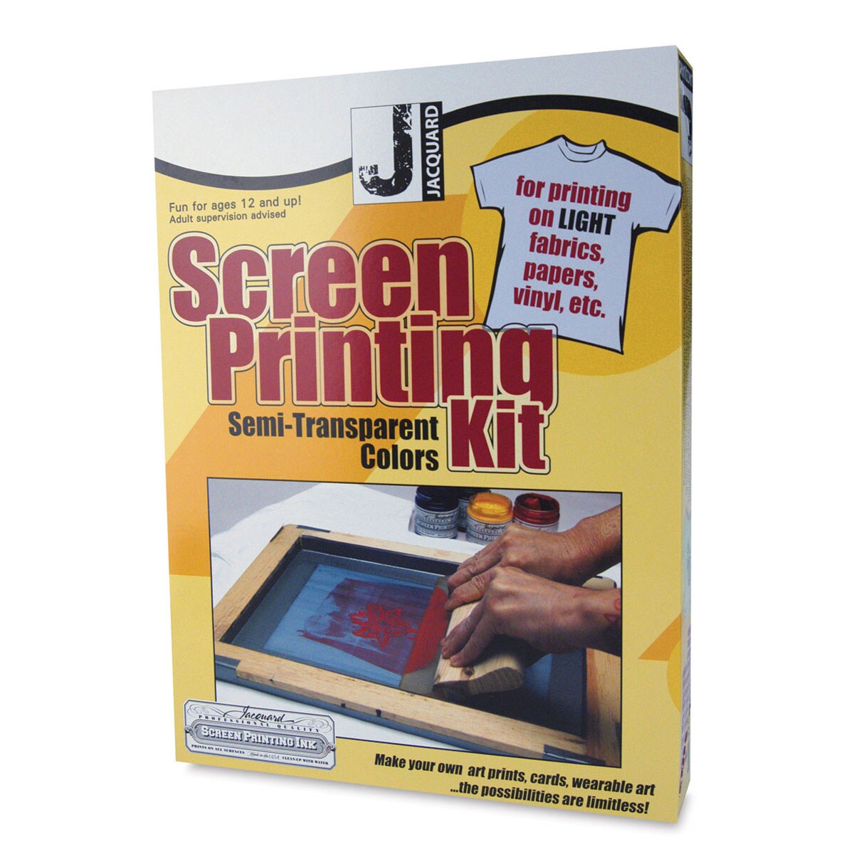 Jacquard Screen Printing Kit - Semi-Transparent Colors