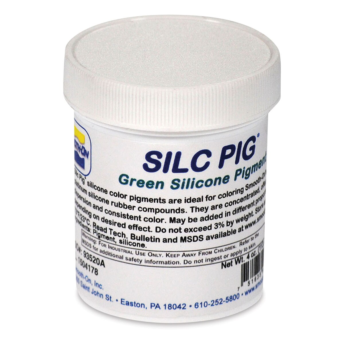 Smooth-On Silc Pig Silicone Color Pigment - Green, 4 oz