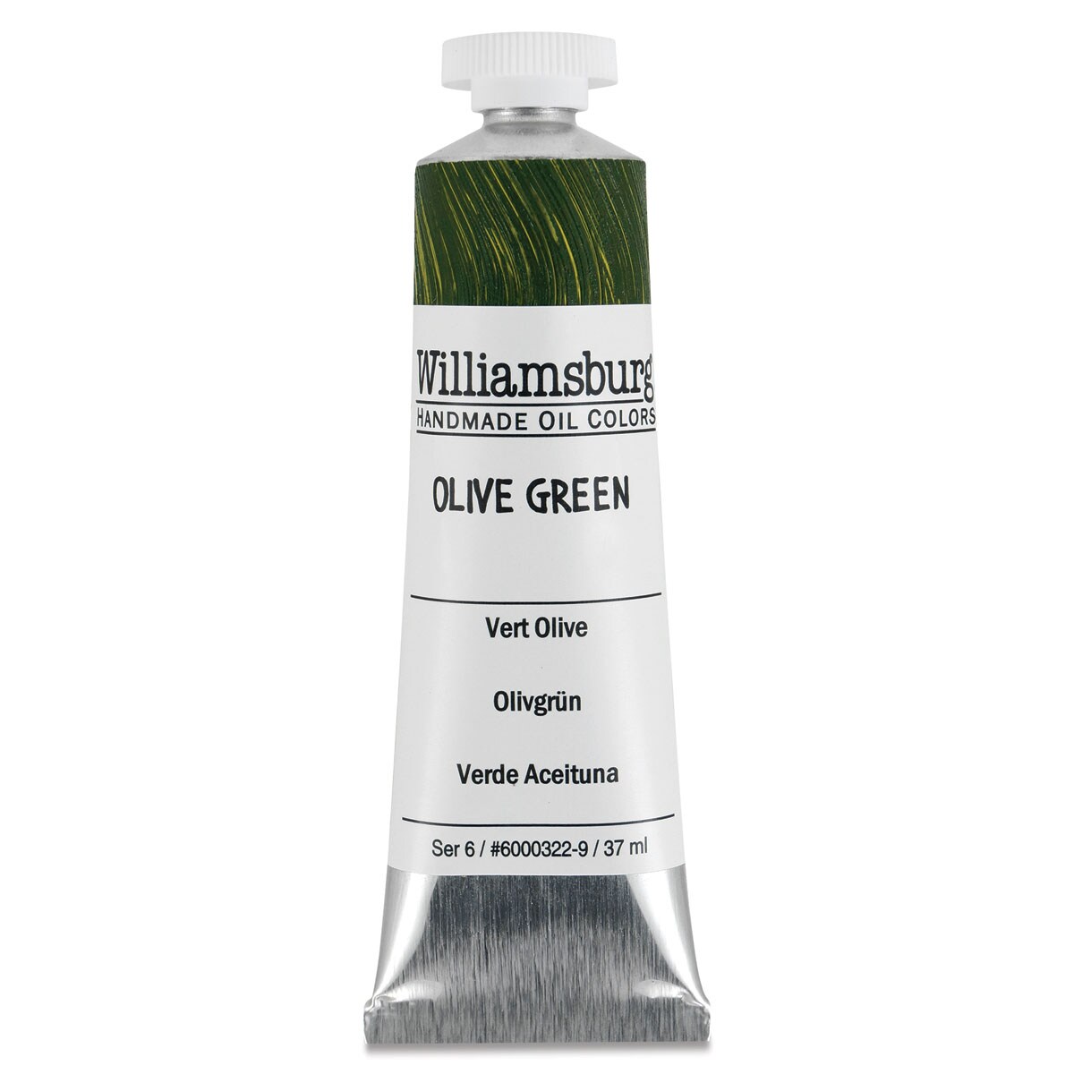 Williamsburg Handmade Oil Paint - Olive Green, 37 ml tube