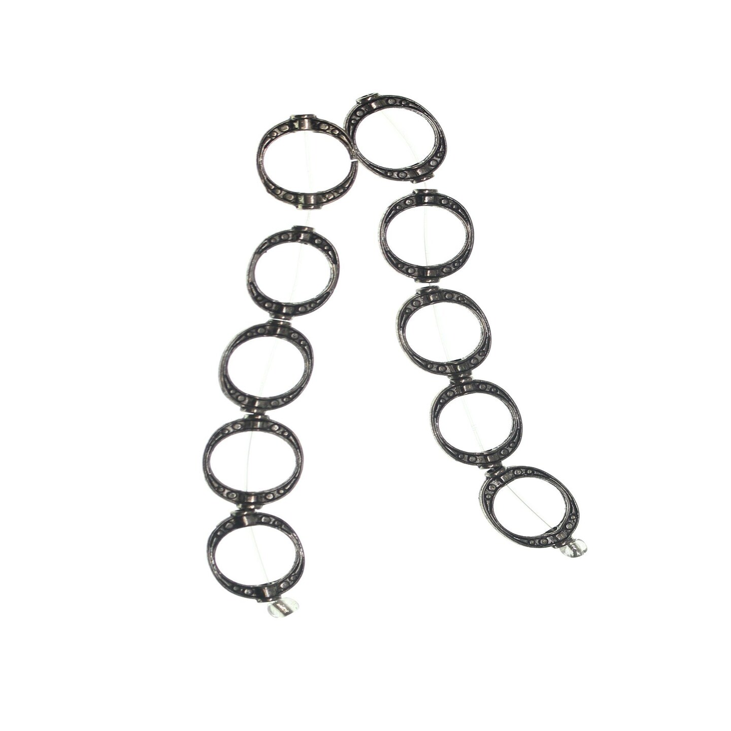 Silver Plated Antique Bead Frame 15x20mm Michaels