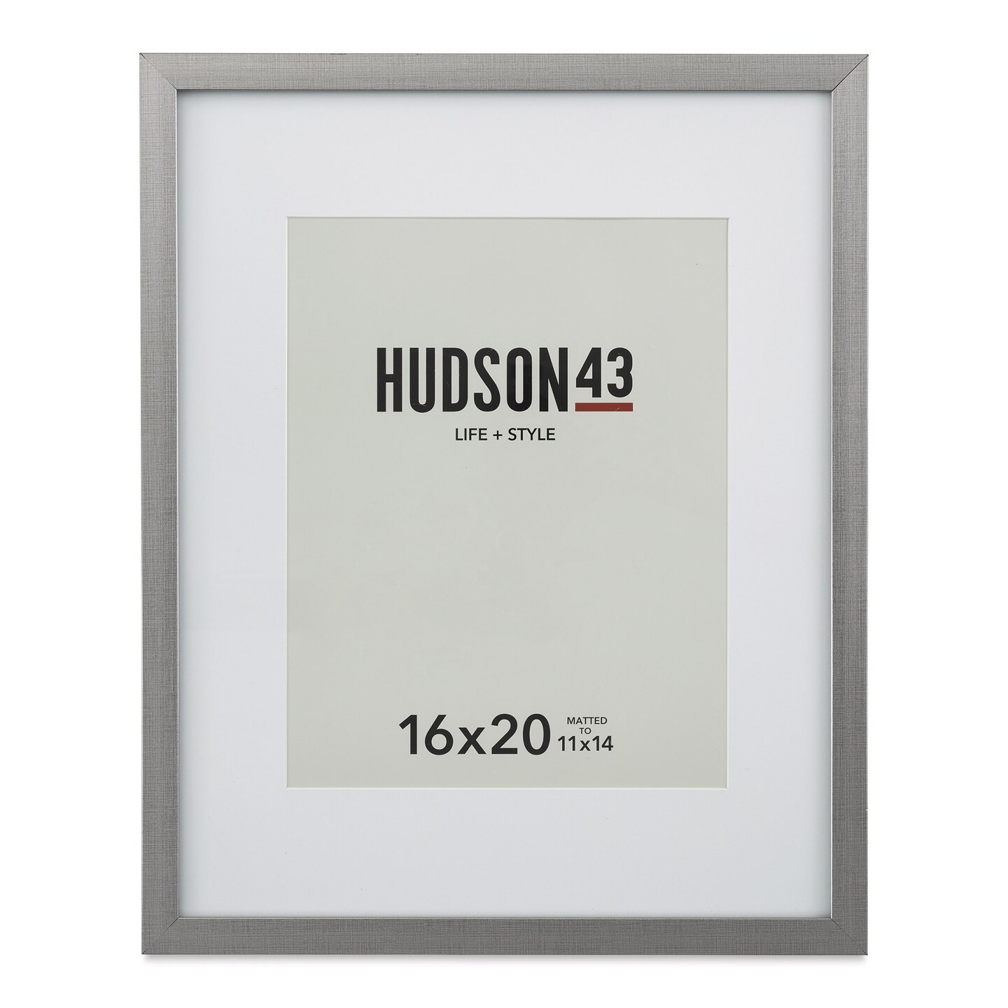 Hudson 43 Gallery Metallic Frames Silver, 16" x 20" Michaels
