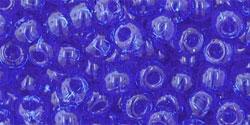 Toho 6/0 Round Japanese Seed Bead, TR6-942, Transparent Sapphire