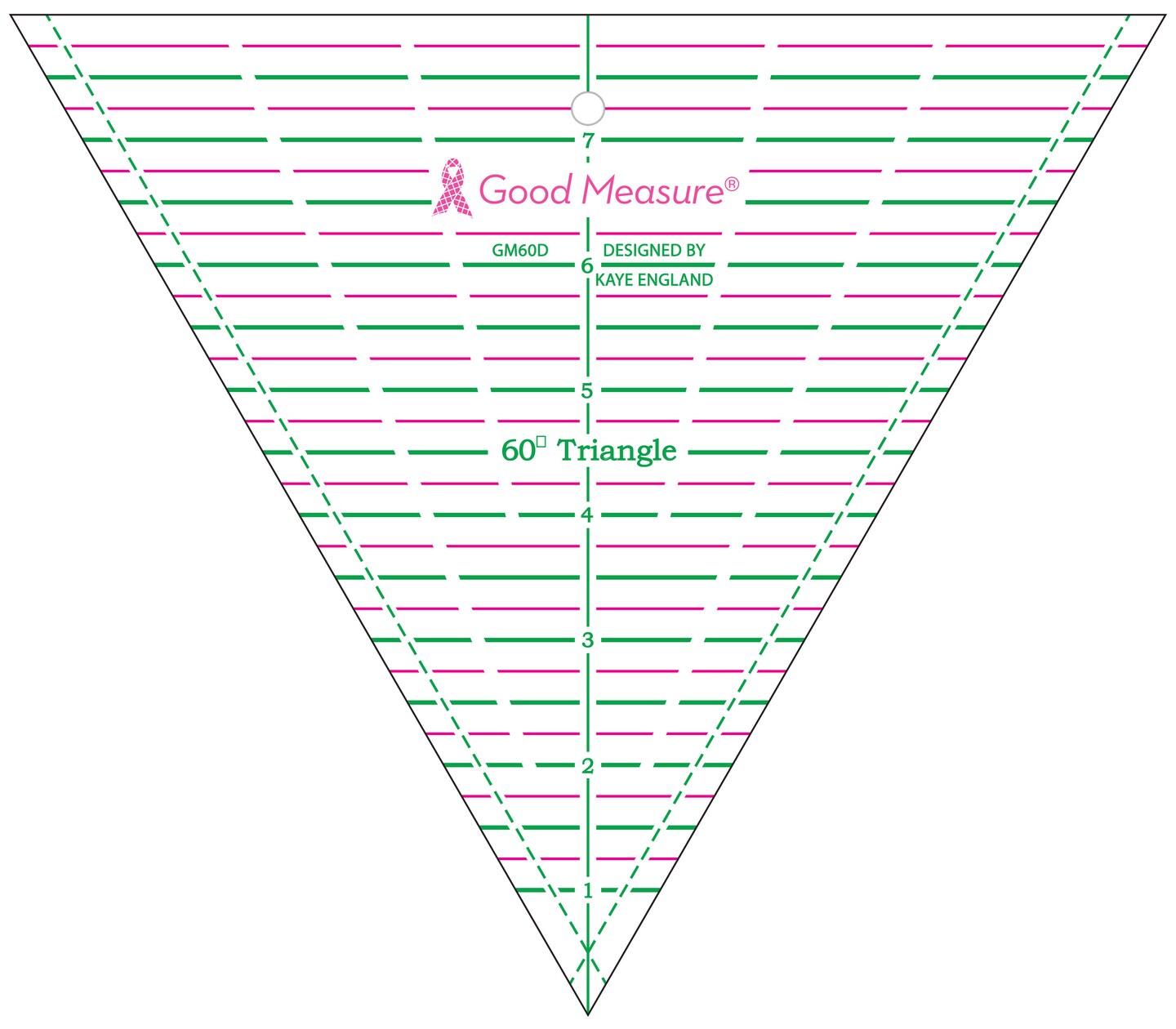 Good Measure 60 degree Triangle Ruler