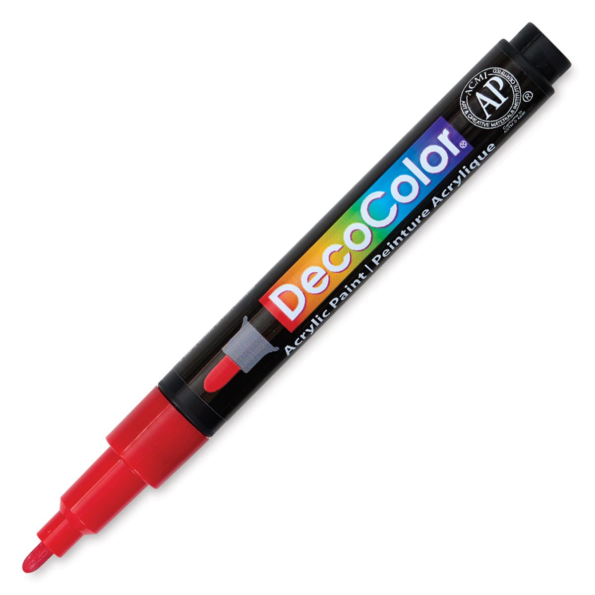 Decocolor Acrylic Paint Marker - Red, Fine