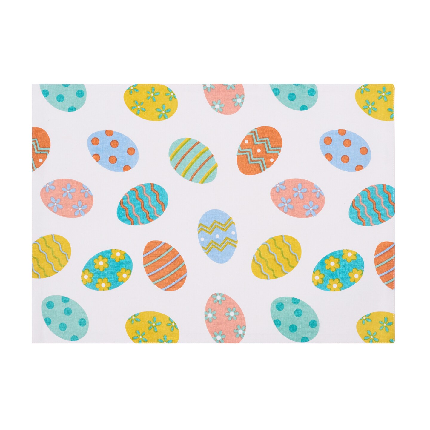 Easter Eggs Printed Multicolor Placemat, Set of 6 Michaels