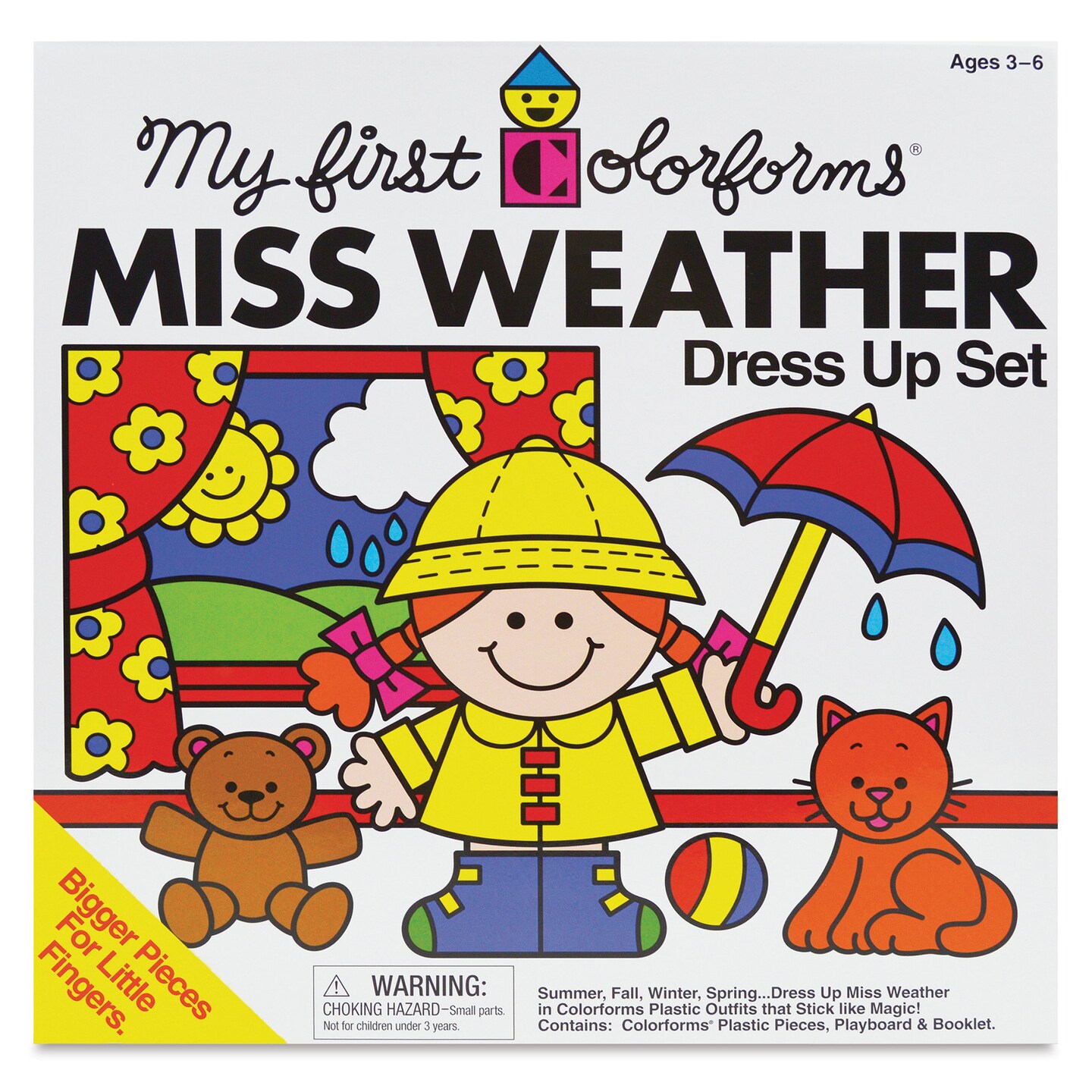 Colorforms Cling Vinyl Play Set - Retro Miss Weather