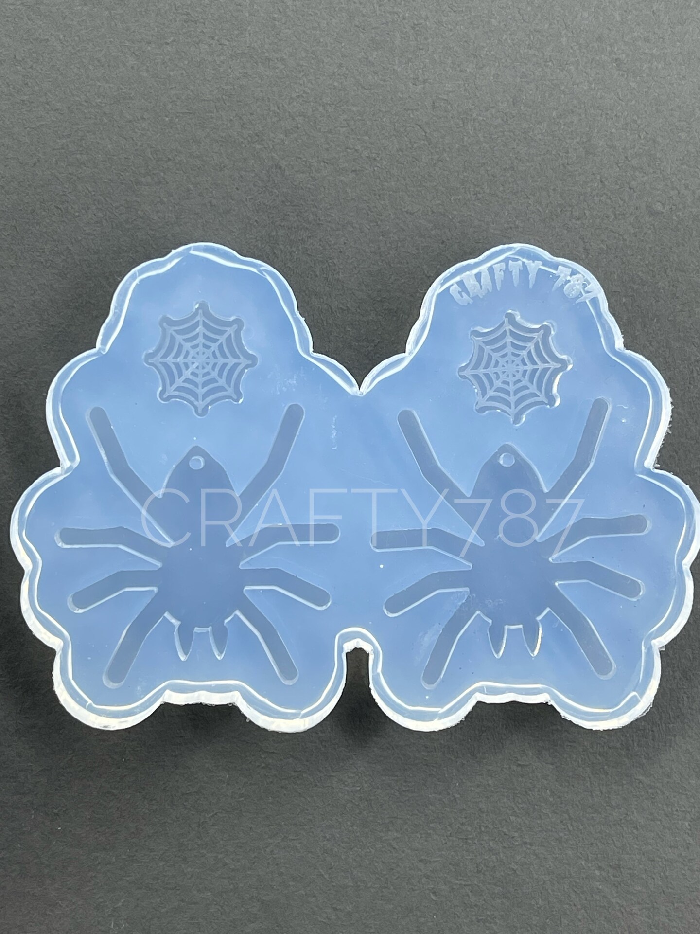 Spider Dangle Earring + Spider Web Silicone Mold(C4)