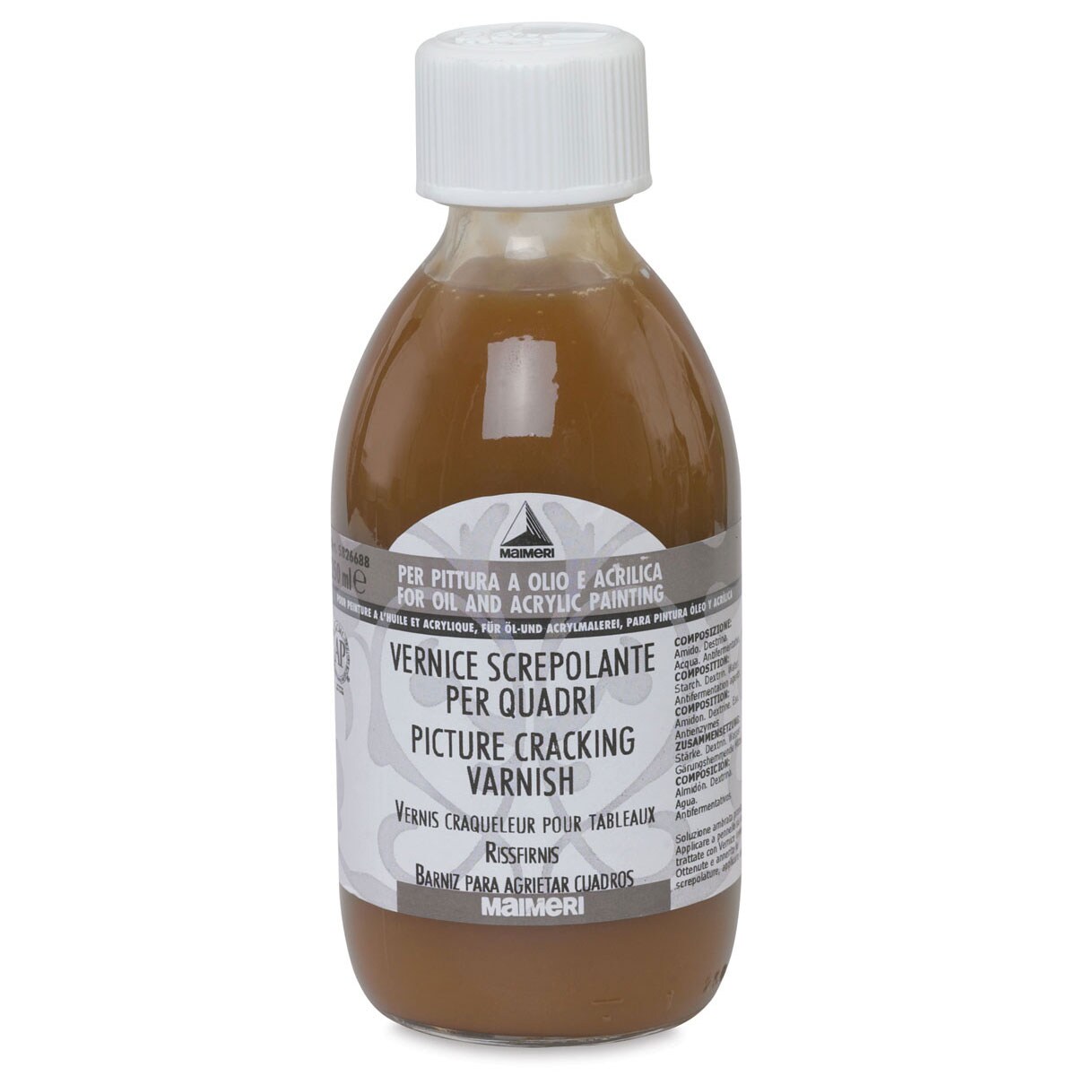 Maimeri Varnish - Picture Cracking Varnish, 250 ml bottle
