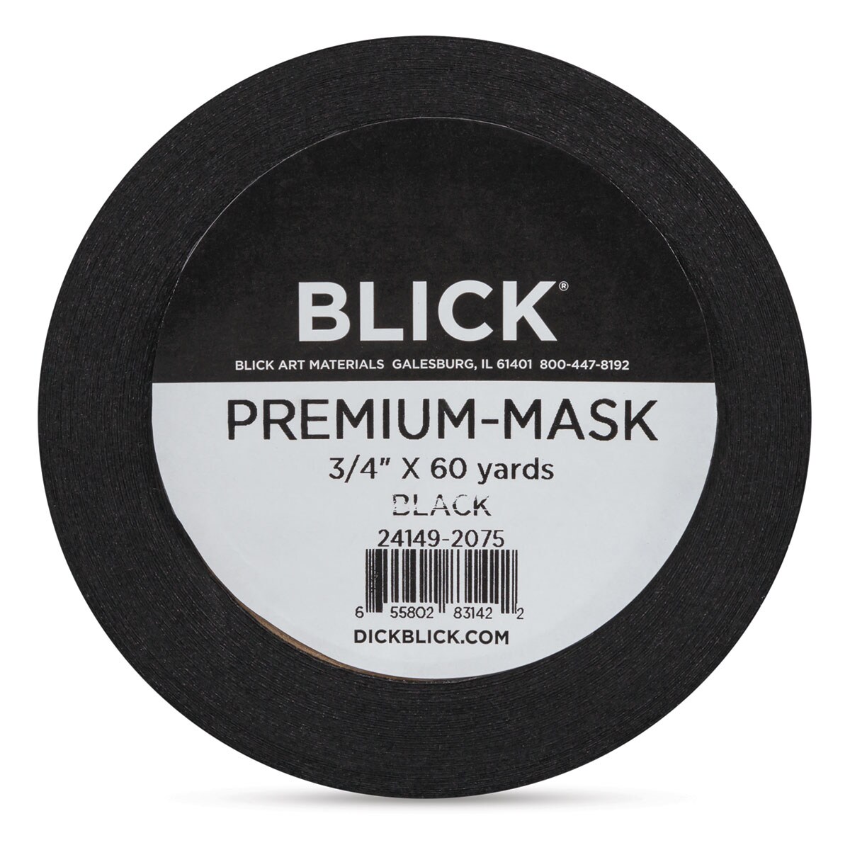 Black Masking Tape, 1W x 60 yds.