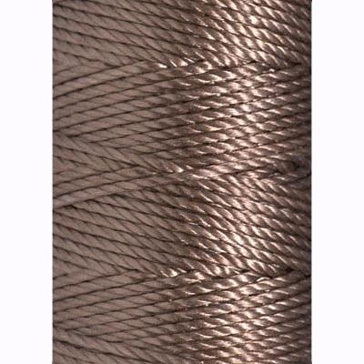 C-Lon Tex 400 Heavy Weight Bead Cord, Medium Brown ,1.0mm, 36 Yard Spool