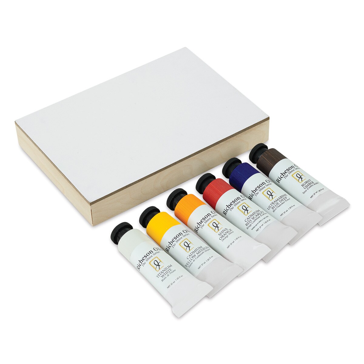 Shiva Signature Artist Oil Color Set of 6 with Cradled Panel Michaels