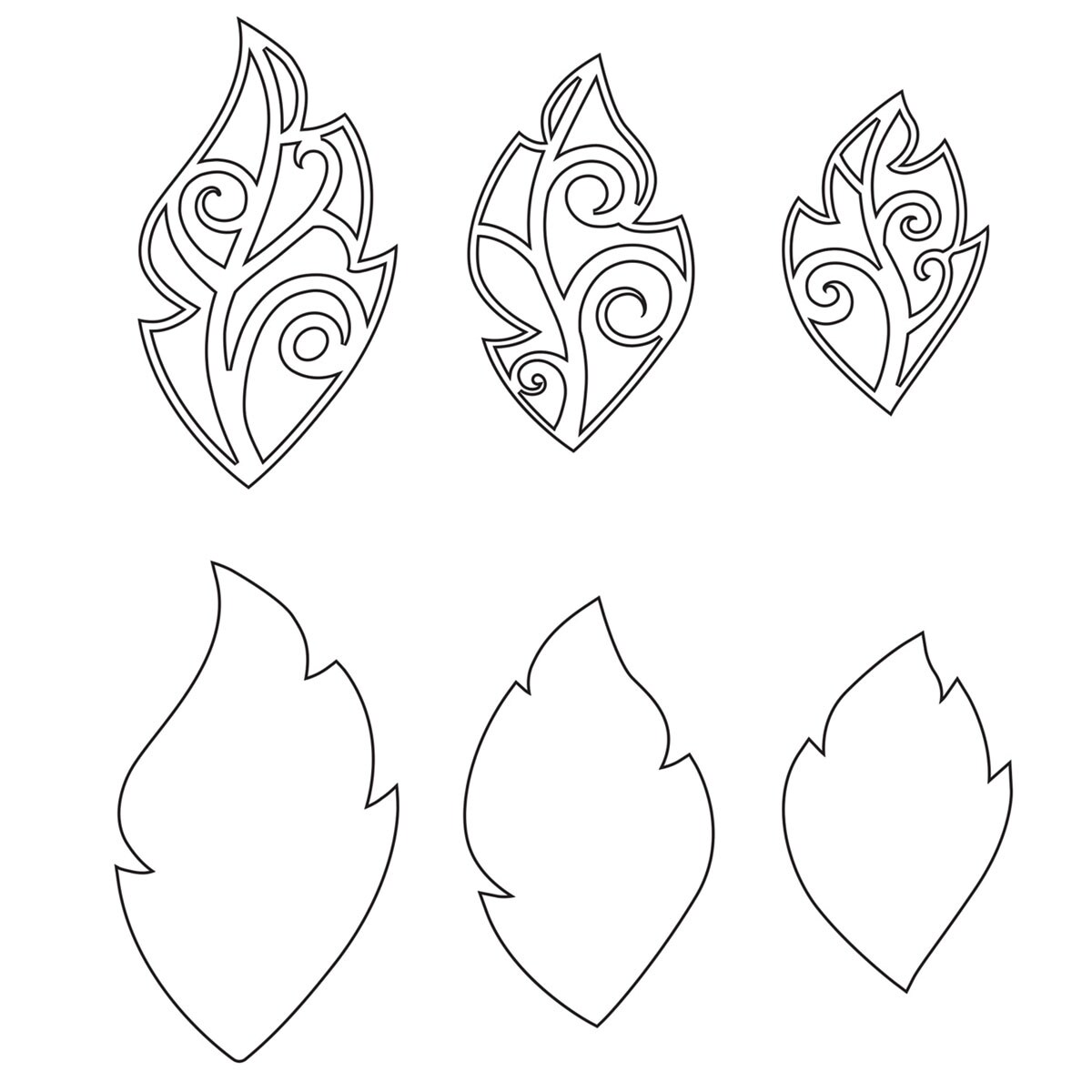 Sizzix Movers &#x26; Shapers Magnetic Dies for Leather - Leaf Charms, Set of 6