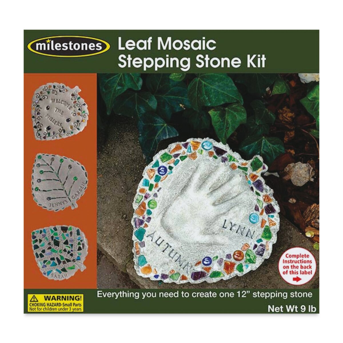 Milestones Mosaic Stepping Stone Kit - Leaf