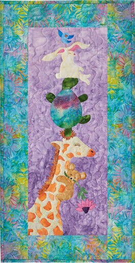 Once in a Lullaby Laser Fabric Kit  - Way Up High - Block 1 by McKenna Ryan