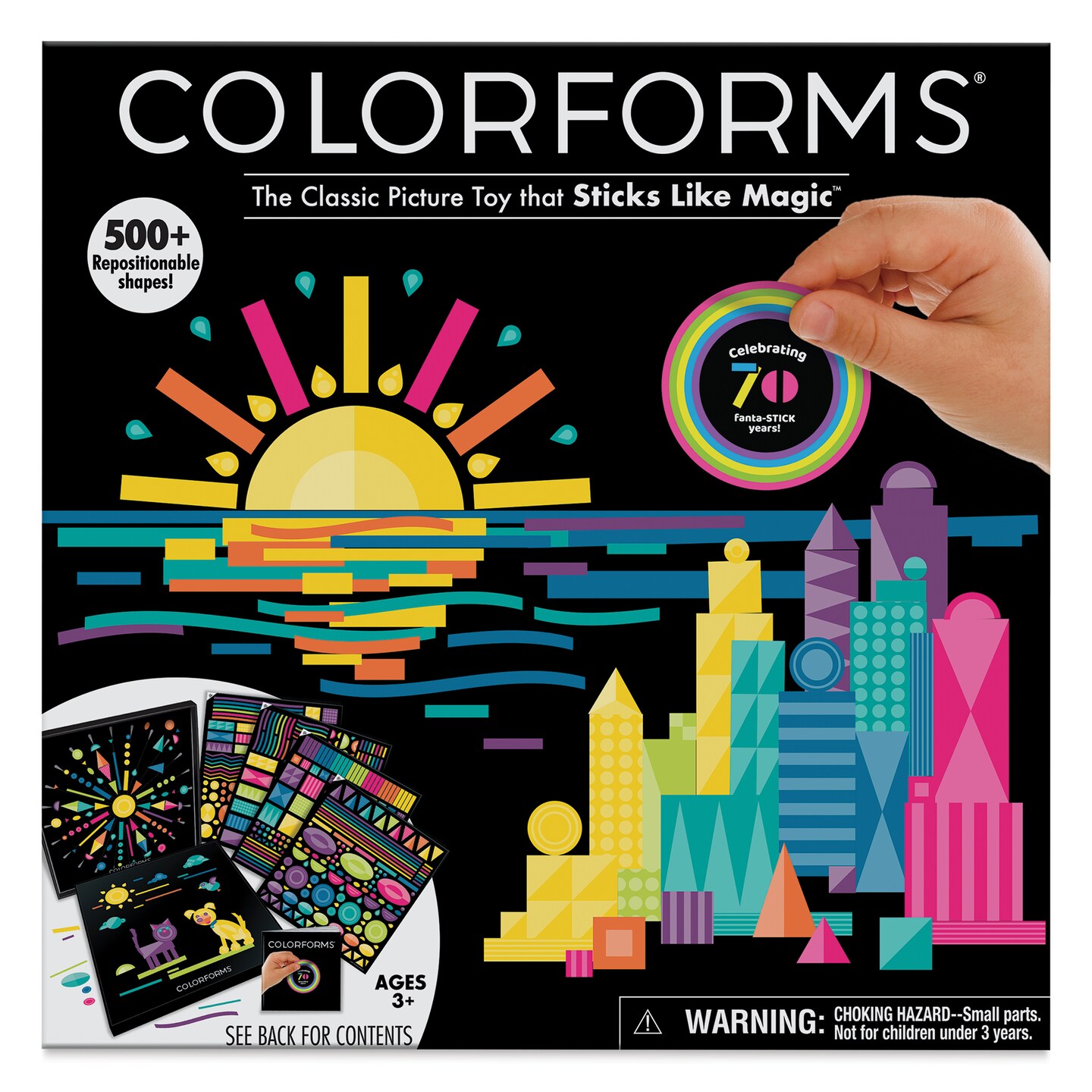 Colorforms Cling Vinyl Play Set - 70th Anniversary