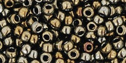 Toho 8/0 Round Japanese Seed Bead, TR8-83, Metallic Iris Brown