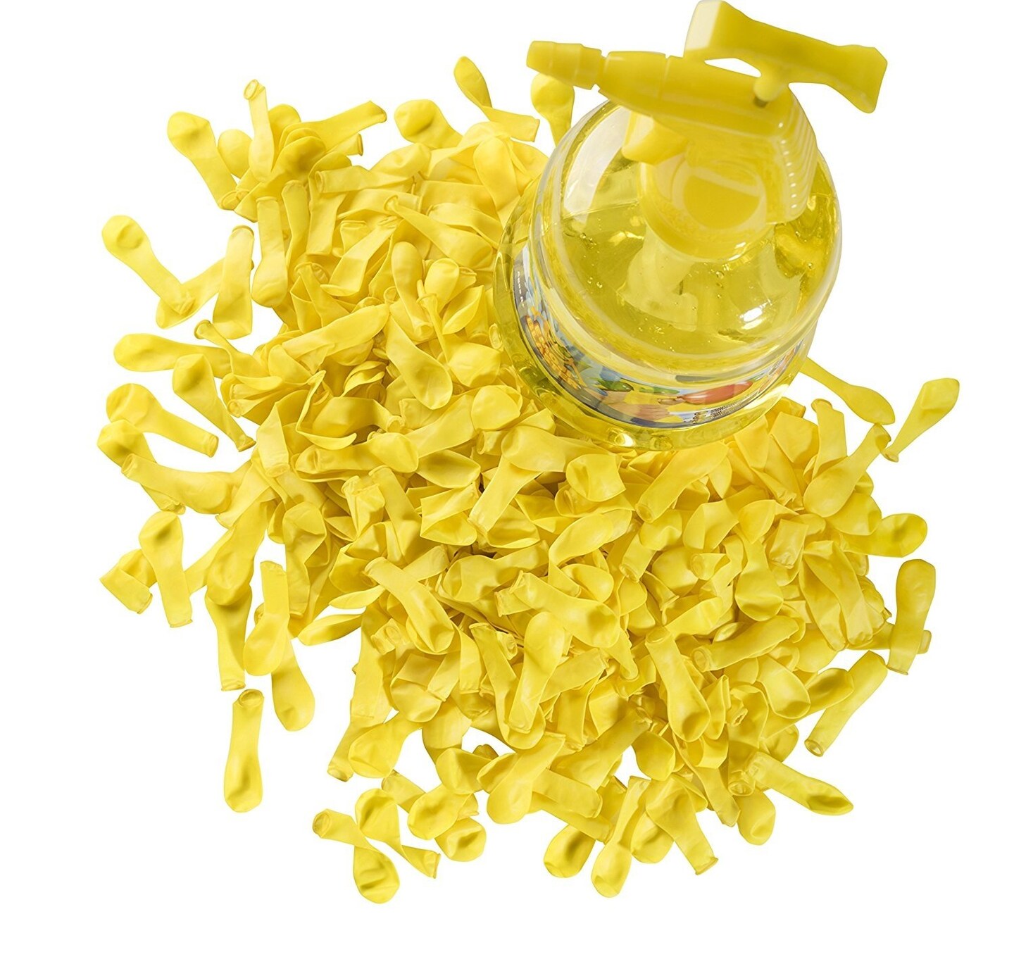 Toyrifik Water Balloon Pump Filler - Air and Water Easy Fill Portable Pump Station Water Blaster With 500 Balloons