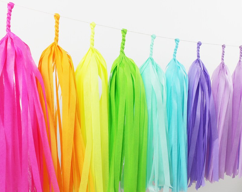 Tassel Garland Kit - Rainbow