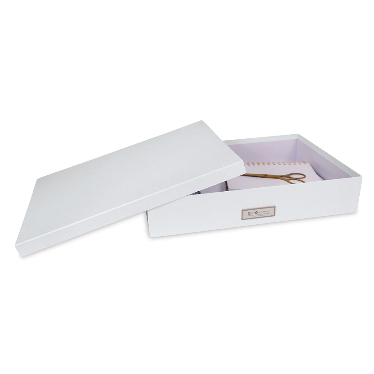 Bigso Document Box - White Laminate