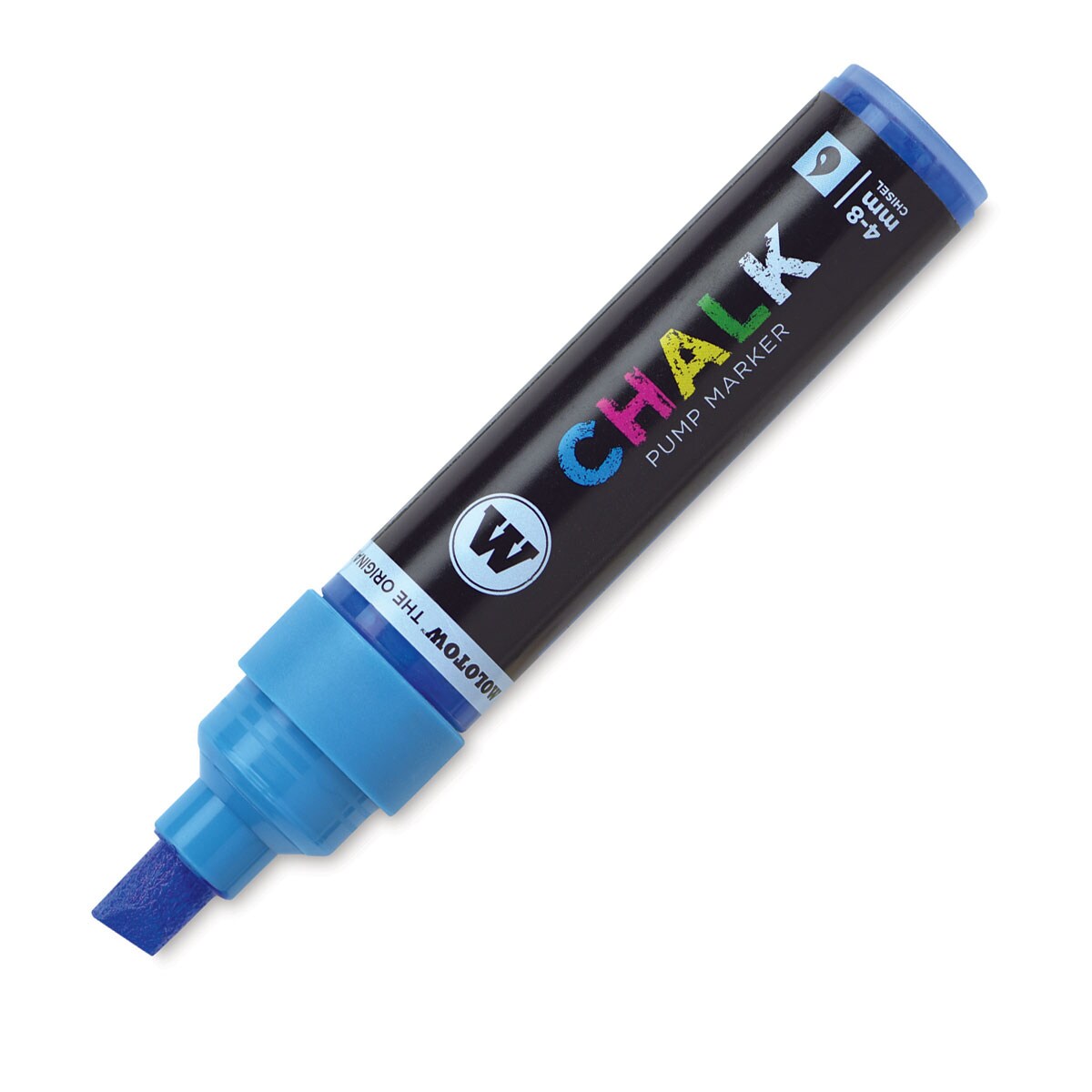 Molotow Chalk Marker - Neon Blue, 4-8 mm