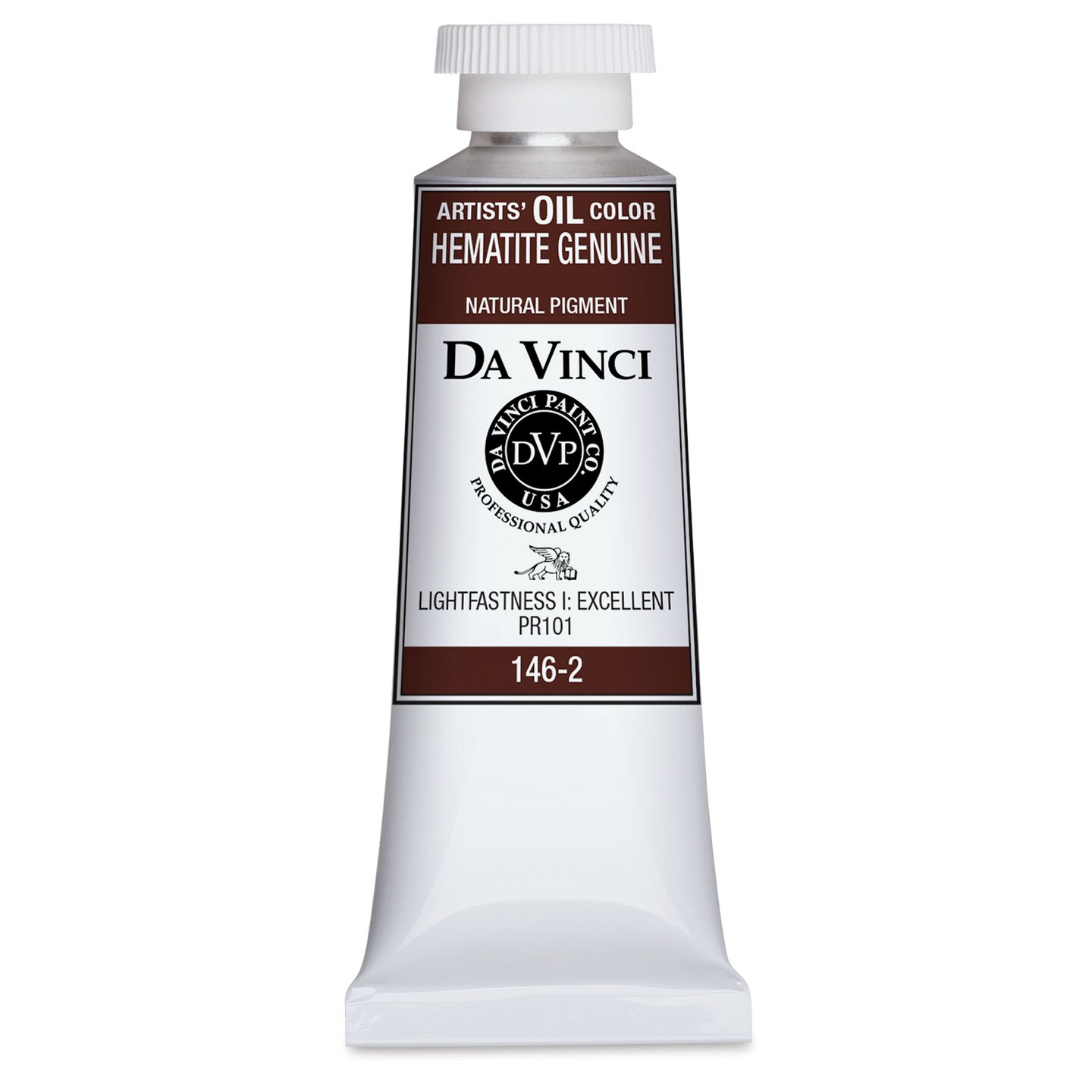 Da Vinci Artists&#x27; Oil Color - Hematite Genuine, 37 ml Tube