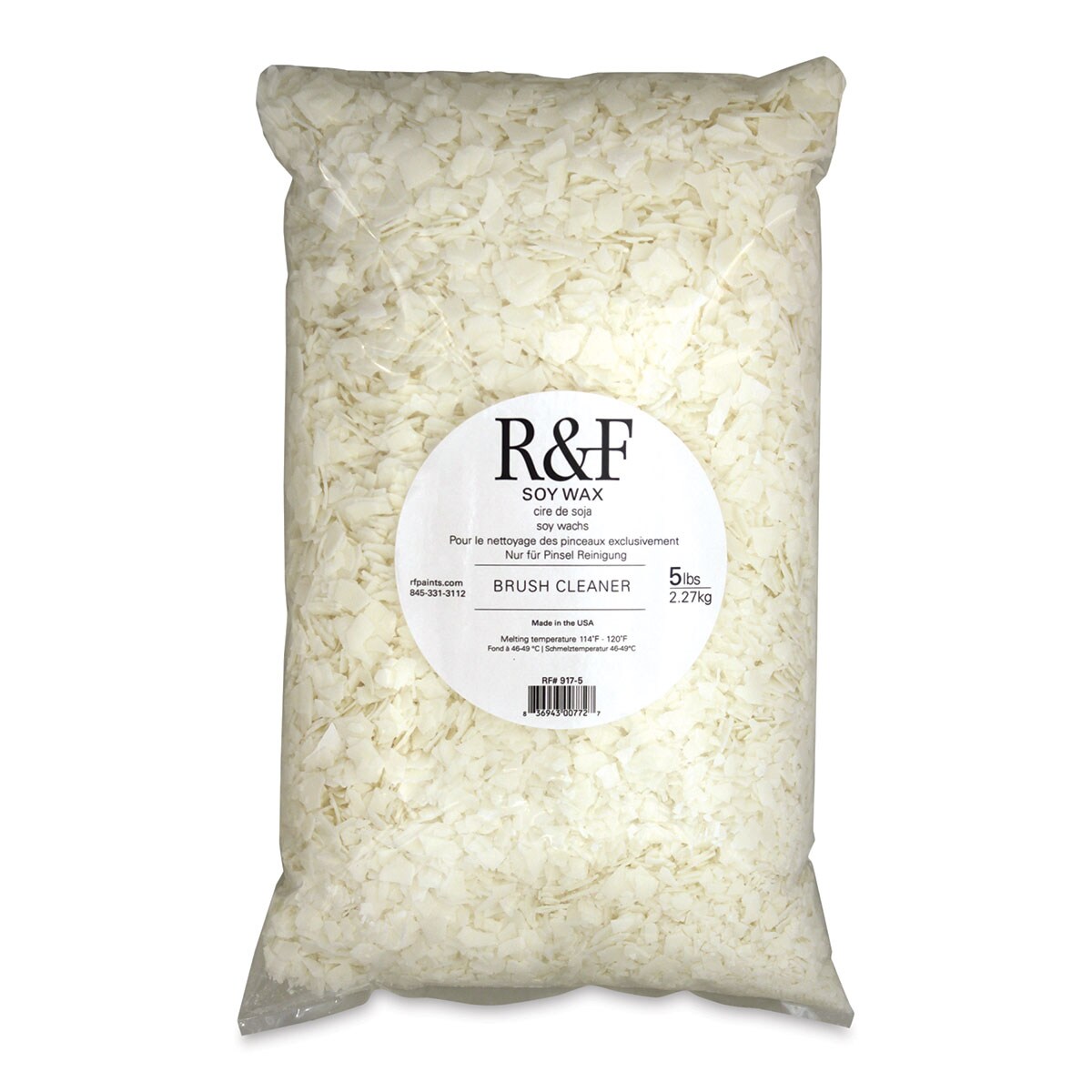 R&#x26;F Encaustic Medium - Soy Wax, 5 lb Bag