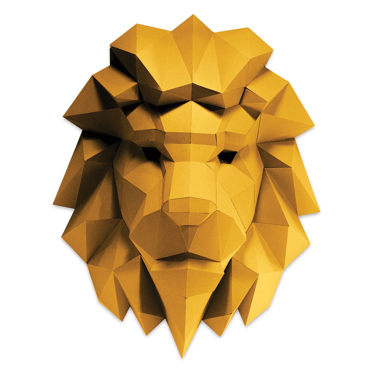 Papercraft World 3D Papercraft Wall Art DIY Kit - Lion Head