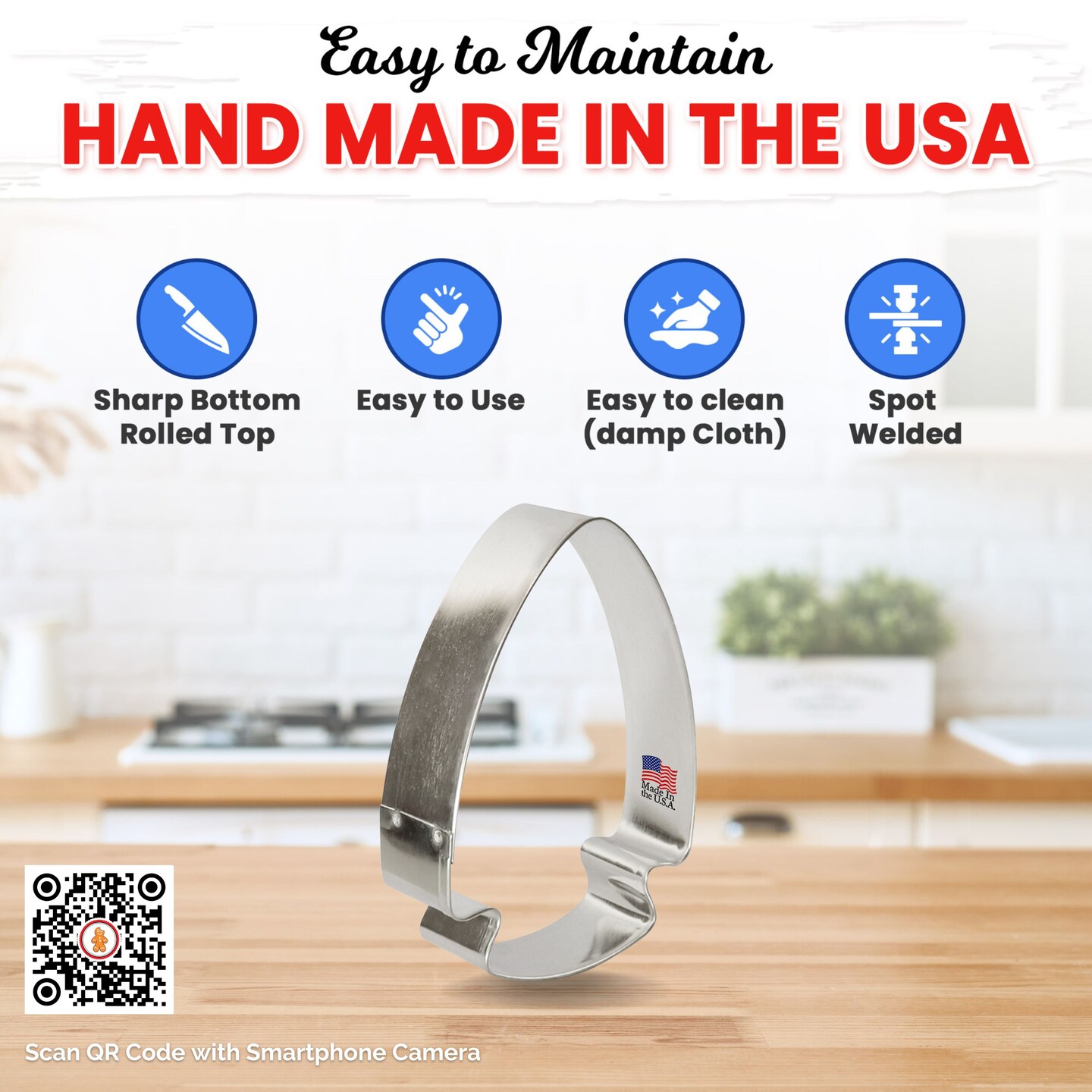 CookieCutter.com Arrowhead Cookie Cutters 4.25 in, Tin Plate Steel, Handmade in the USA