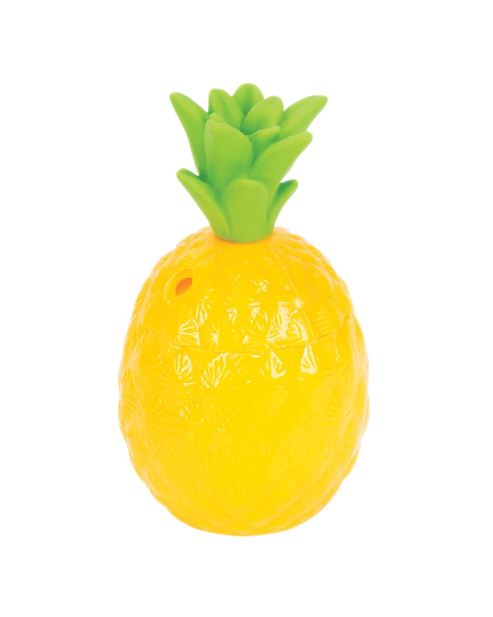 Set Of 12 Hawaiian Island Plastic Tropical Pineapple Covered Mug Cups