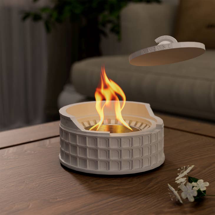 Indoor&#x26;Outdoor Colosseum Tabletop Fire Pit