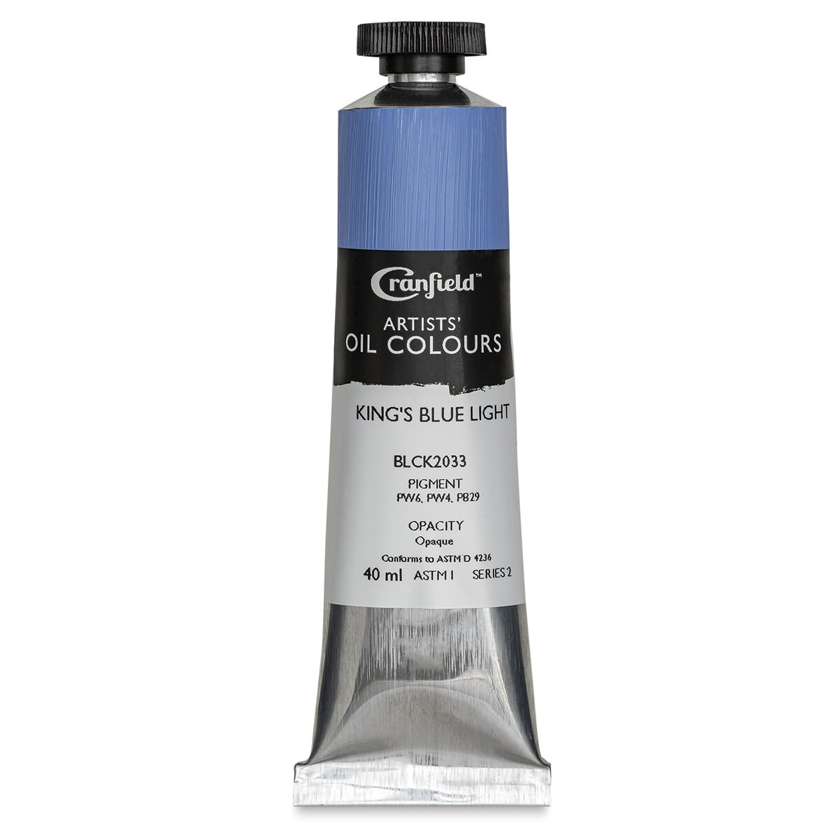 Cranfield Artists&#x27; Oils - King&#x27;s Blue Light, 40 ml, Tube