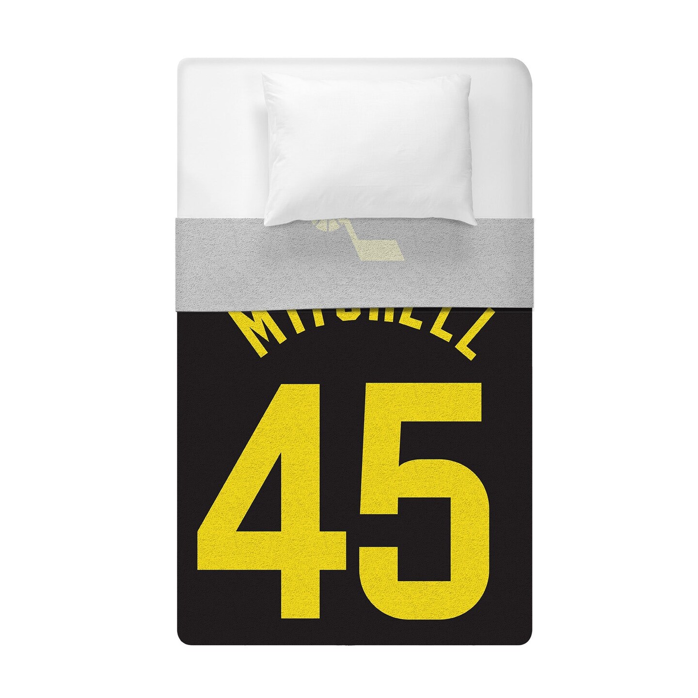 Sleep Squad Utah Jazz Donovan Mitchell 60&#x201D; x 80&#x201D; Raschel Plush Jersey Basketball Blanket