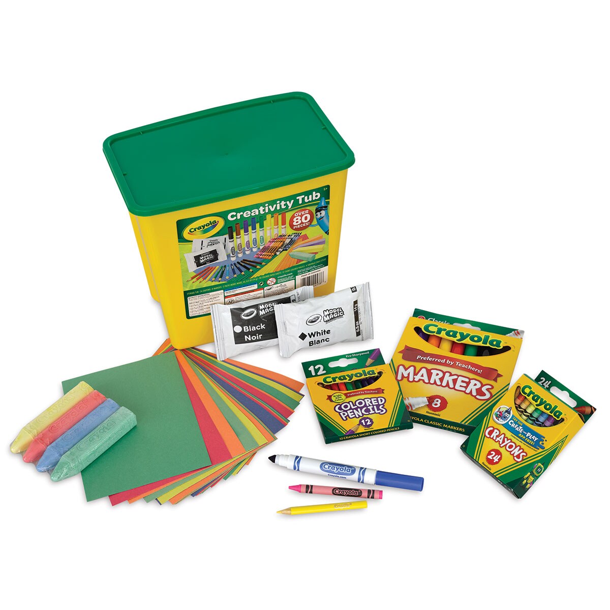Crayola Creativity Tub - 80 Piece Set